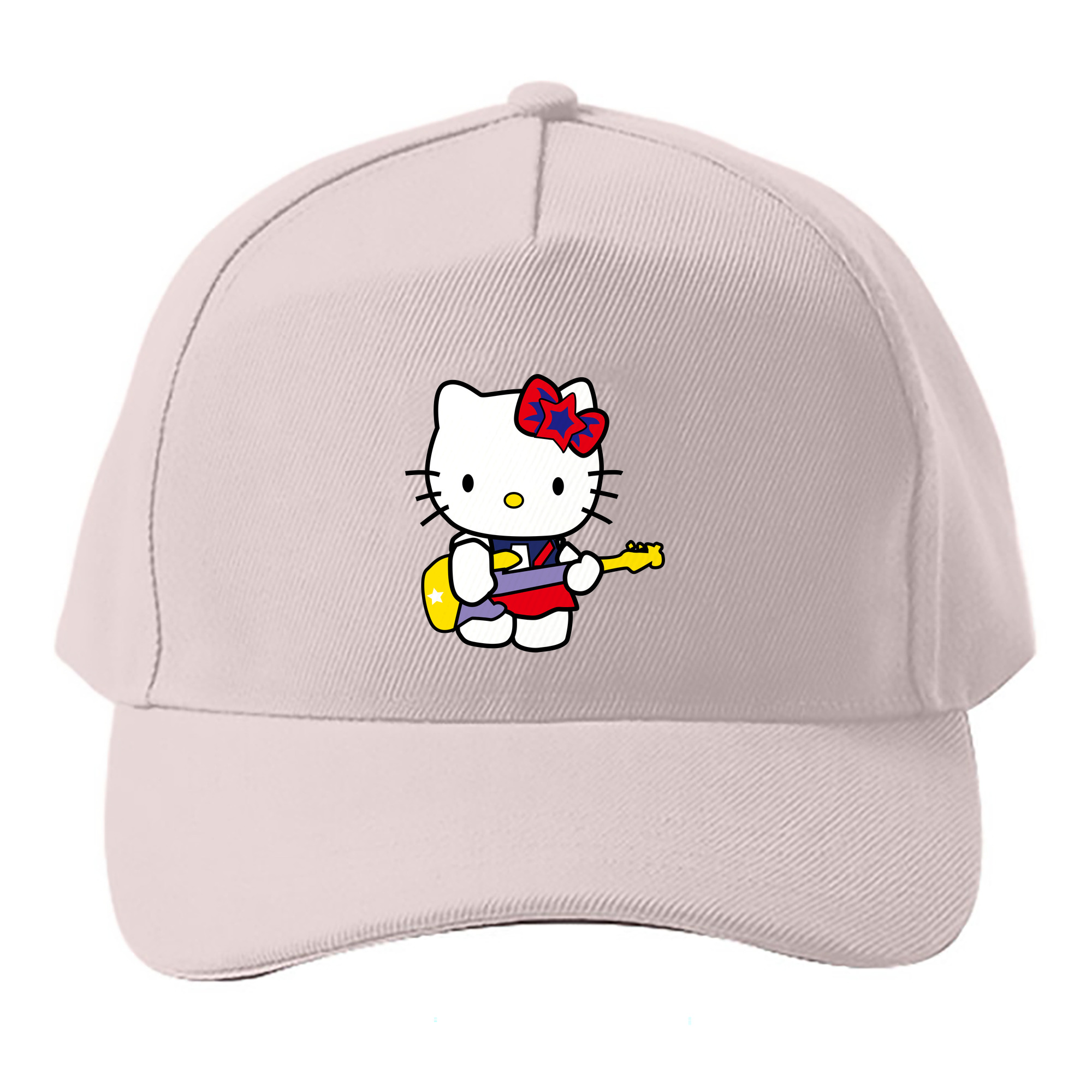 （画像用） Hello Kitty ハローキティ ベースボールキャップ 綿100％ 男女兼用 帽子 スポーツ
